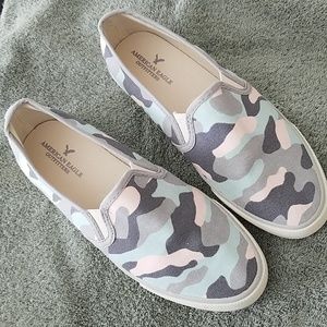 American Eagle Outfitters Pastel Camo Loafers